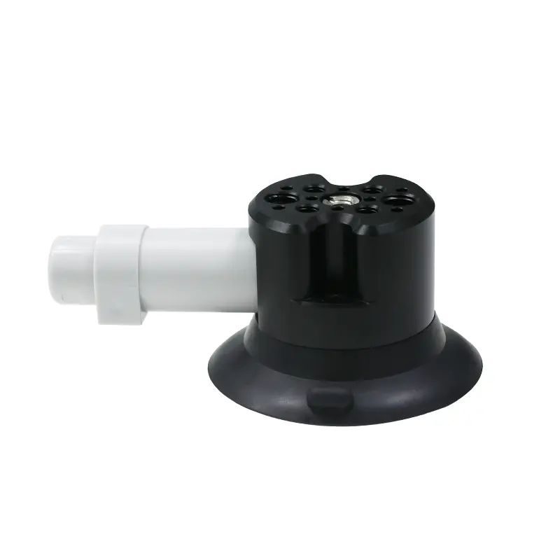 Custom Logo Design Aluminum Alloy Camera Suction Cup Mount Vehicle Quick Release 3" Pump-actived Vacuum Suction Mount