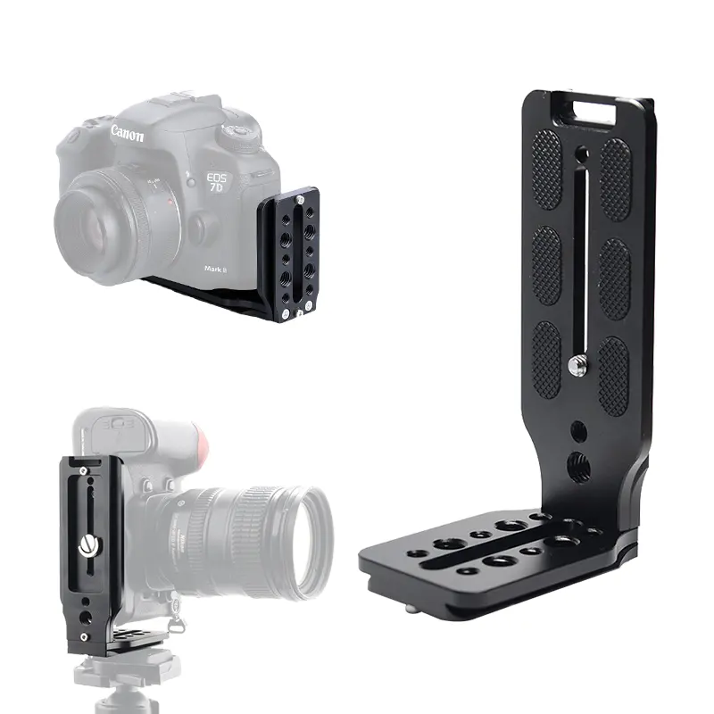 Camera L Bracket Tripod Quick Release Plate for Canon Nikon Sony DJI Osmo Ronin Zhiyun Stabilizer Tripod Monopod