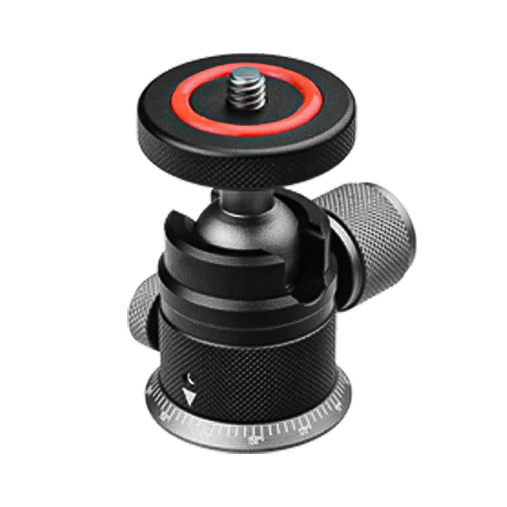 360° Panoramic Shooting Tripod Ball Head Mount Professional Aluminum Ball Head for Tripod Monopod Slider DSLR Camera Camcorder