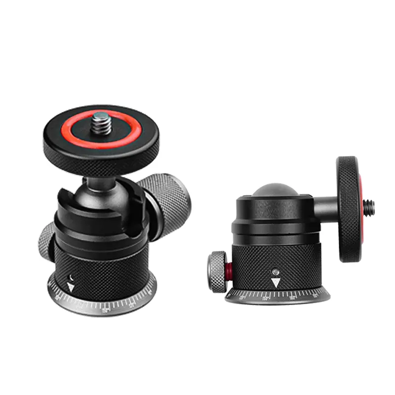 Mini Tripod Ball Head 360° Swivel Mini Ball Head for Projector DSLR Action Camera Cage Cell Phone Tripod Monopod Light Stand