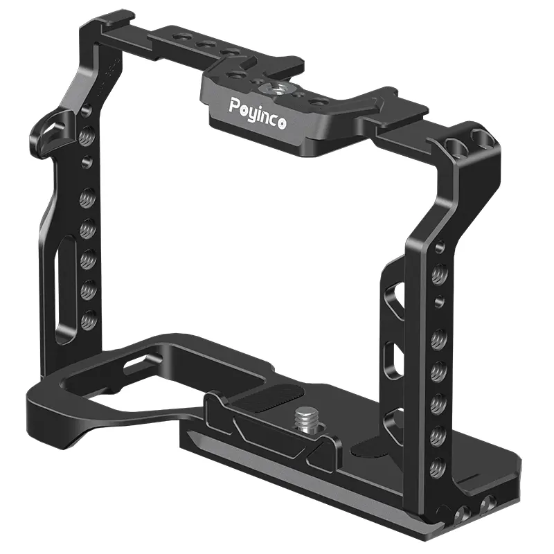 Poyinco Light Weight Camera Cage for Sony A7 IV / A7R III / A7 III Camera Compatible with DJI RS Stabilizers