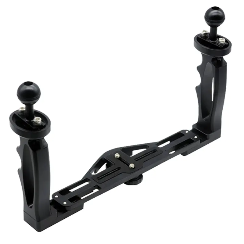 Shoot Aluminium Alloy Handheld Stabilizer Tray Handle Grip for Hero 13/12/11/10/9/8/7 and LED Video Light Camera Camcorder