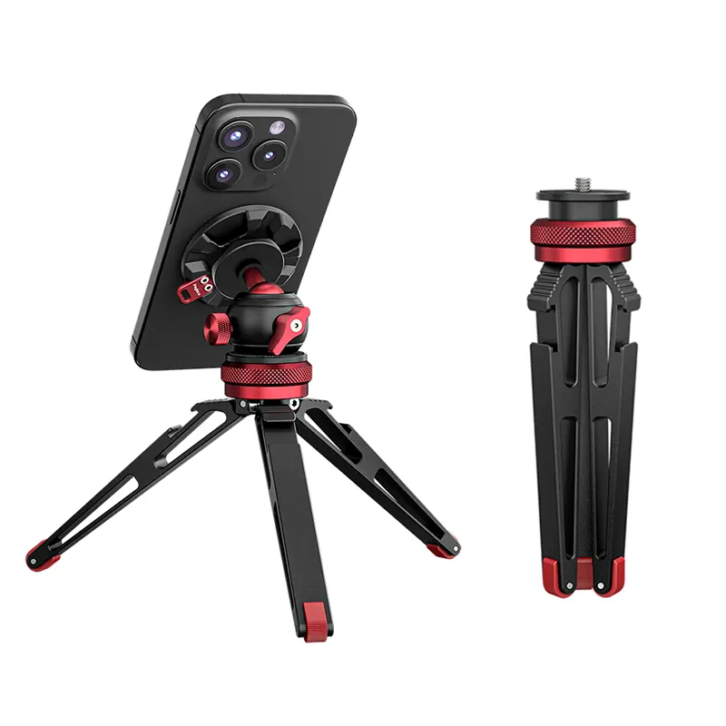 Camera Cell Phone Tripod Professional Aluminum Portable Tripod Stand with 1/4" Screw for Phone/Camera/Projector/DSLR/SLR