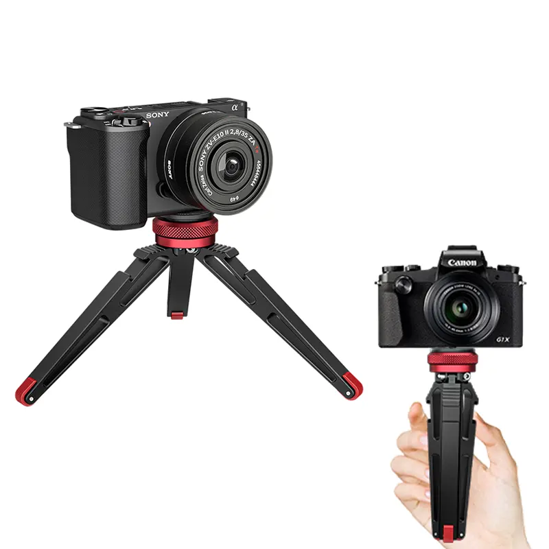 Universal Mini Camera Tripod Extendable Handheld Portable Travel Vlog Action Camera Tripod Video Shooting Filming Table Stand