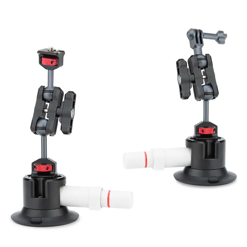 Suction Cup Car Mount Kit Camera Holder Magic Arm Bracket for DSLR Camera Insta360 GoPro Action Camera Video Shooting